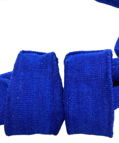 STONE ISLAND（ストーンアイランド）STONE ISLAND (ストーンアイランド) ウールクルーネックニット ブルー サイズ:SIZE Lの古着・服飾アイテム