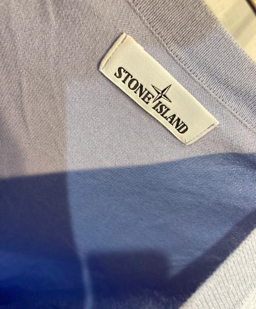 STONE ISLAND（ストーンアイランド）STONE ISLAND (ストーンアイランド) ニットV/N セーター パープル サイズ:SIZE Lの古着・服飾アイテム