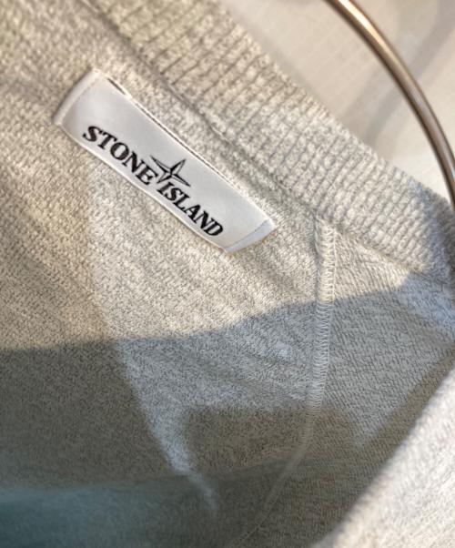STONE ISLAND（ストーンアイランド）STONE ISLAND (ストーンアイランド) ロゴパッチ プルオーバー グレー サイズ:SIZE Lの古着・服飾アイテム