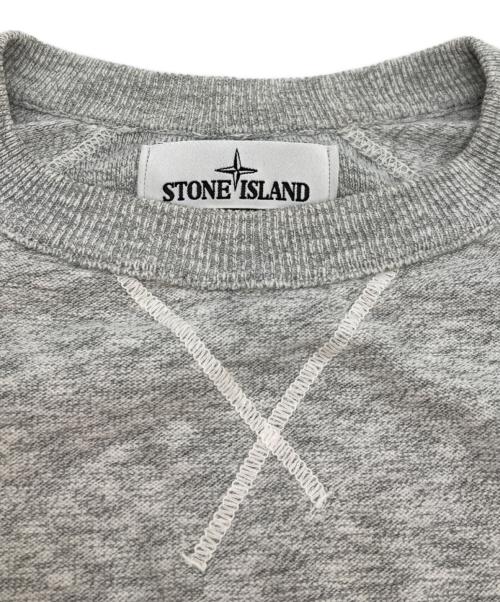 STONE ISLAND（ストーンアイランド）STONE ISLAND (ストーンアイランド) ロゴパッチ プルオーバー グレー サイズ:SIZE Lの古着・服飾アイテム