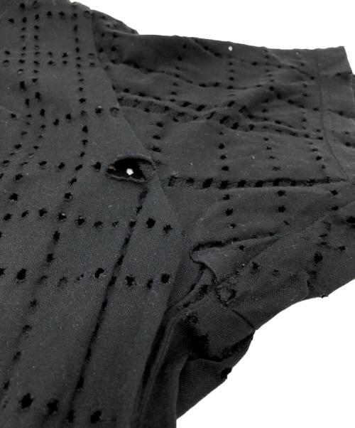 GIVENCHY（ジバンシィ）GIVENCHY (ジバンシィ) メッシュロゴカットソー ブラック サイズ:SIZE Mの古着・服飾アイテム