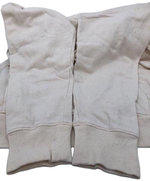 COMOLI（コモリ）COMOLI (コモリ) インレイ起毛スウェットパーカー アイボリー サイズ:SIZE 3の古着・服飾アイテム
