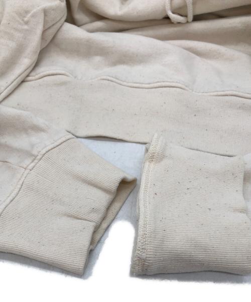COMOLI（コモリ）COMOLI (コモリ) インレイ起毛スウェットパーカー アイボリー サイズ:SIZE 3の古着・服飾アイテム