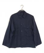 COMOLIコモリ）の古着「ベタシャンユーティリティジャケット」｜ネイビー