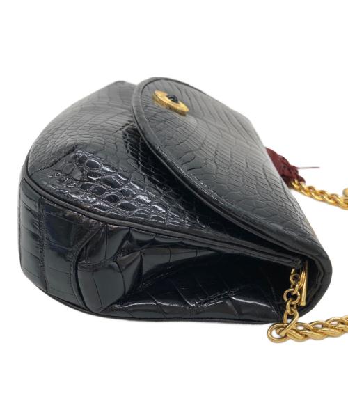 JUDITH LEIBER（ジュディス・ライバー）JUDITH LEIBER (Judith Leiber) チェーンショルダーバッグ ブラックの古着・服飾アイテム