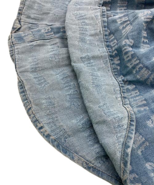 SUPREME（シュプリーム）Supreme (シュプリーム) Arc Jacquard Denim Shirt ブルー サイズ:SIZE Mの古着・服飾アイテム