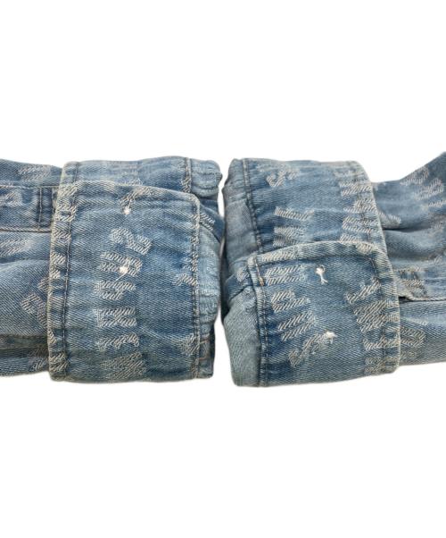 SUPREME（シュプリーム）Supreme (シュプリーム) Arc Jacquard Denim Shirt ブルー サイズ:SIZE Mの古着・服飾アイテム