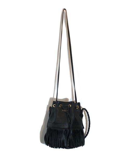 J&M DAVIDSON（ジェイ＆エム デヴィッドソン）J&M DAVIDSON (ジェイ＆エム デヴィッドソン) カーニバルS フリンジバッグ ブラックの古着・服飾アイテム