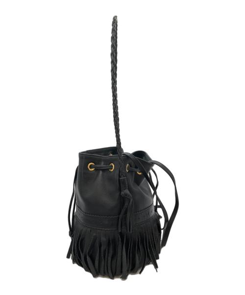 J&M DAVIDSON（ジェイ＆エム デヴィッドソン）J&M DAVIDSON (ジェイ＆エム デヴィッドソン) カーニバルS フリンジバッグ ブラックの古着・服飾アイテム