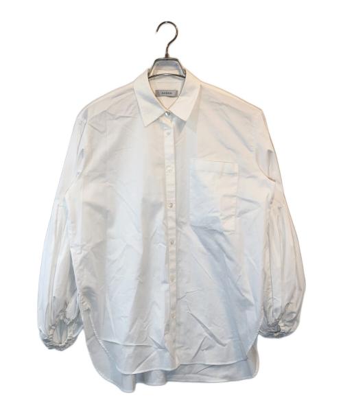 ADORE（アドーア）ADORE (アドーア) クリアコンパクトブラウス ホワイト サイズ:38の古着・服飾アイテム