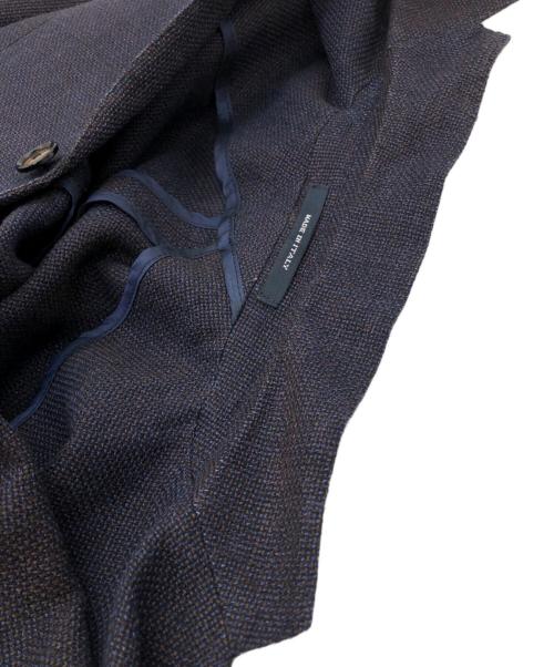 TAGLIATORE（タリアトーレ）TAGLIATORE (タリアトーレ) リネン混テーラードジャケット ネイビー サイズ:SIZE 46の古着・服飾アイテム