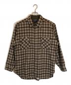 PENDLETONペンドルトン）の古着「ウールチェックシャツ」｜ブラウン