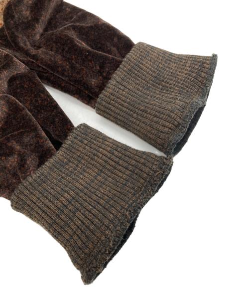 CMMN SWDN（コモンスウェーデン）CMMN SWDN (コモンスウェーデン) ベロアトラックジャケット ブラウン サイズ:SIZE 48の古着・服飾アイテム