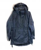 POLIQUANTポリクアント）の古着「ダブルジップフーデッドジャケット」｜ネイビー