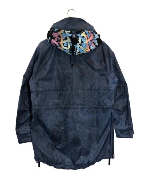 POLIQUANT（ポリクアント）POLIQUANT (ポリクアント) ダブルジップフーデッドジャケット ネイビー サイズ:SIZE 4の古着・服飾アイテム