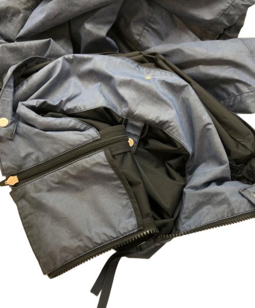 POLIQUANT（ポリクアント）POLIQUANT (ポリクアント) ダブルジップフーデッドジャケット ネイビー サイズ:SIZE 4の古着・服飾アイテム