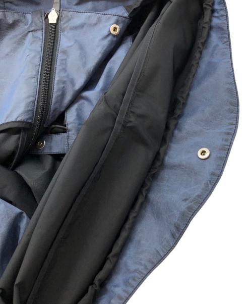 POLIQUANT（ポリクアント）POLIQUANT (ポリクアント) ダブルジップフーデッドジャケット ネイビー サイズ:SIZE 4の古着・服飾アイテム