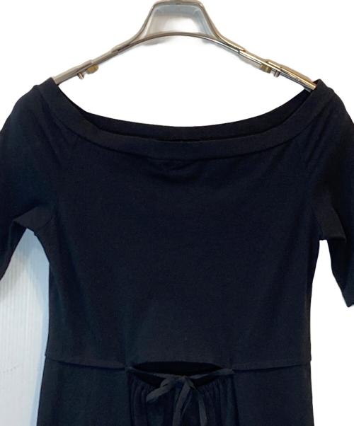 yohji yamamoto+noir（ヨウジヤマモトプリュスノアール）yohji yamamoto+Noir (ヨウジヤマモトプリュスノアール) 半袖ワンピース サイズ:3の古着・服飾アイテム