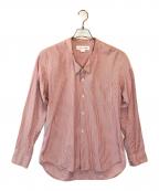 COMME des GARCONS SHIRTコムデギャルソンシャツ）の古着「ストライプシャツ」｜レッド