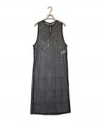 Ameriアメリ）の古着「SPANGLE LAYERED DRESS」｜ブラック