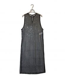 Ameri（アメリ）の古着「SPANGLE LAYERED DRESS」｜ブラック