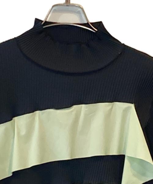 kotohayokozawa（コトハヨコザワ）kotohayokozawa (コトハヨコザワ) TODO WAVE LONG SLEEVE TOP ブラック サイズ:SIZE Freeの古着・服飾アイテム