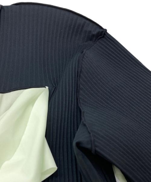 kotohayokozawa（コトハヨコザワ）kotohayokozawa (コトハヨコザワ) TODO WAVE LONG SLEEVE TOP ブラック サイズ:SIZE Freeの古着・服飾アイテム