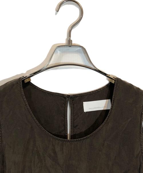 GALLARDA GALANTE（ガリャルダガランテ）GALLARDA GALANTE (ガリャルダガランテ) キュプラティアードワンピース ブラウン サイズ:SIZE FREEの古着・服飾アイテム