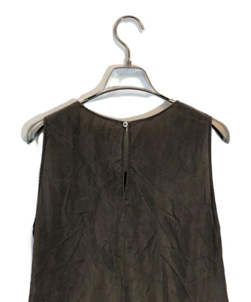 GALLARDA GALANTE（ガリャルダガランテ）GALLARDA GALANTE (ガリャルダガランテ) キュプラティアードワンピース ブラウン サイズ:SIZE FREEの古着・服飾アイテム