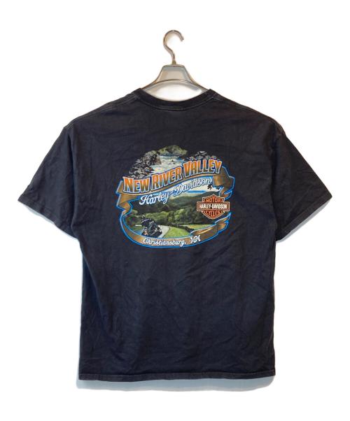 HARLEY-DAVIDSON（ハーレーダビッドソン）HARLEY-DAVIDSON (ハーレーダビッドソン) スカルプリントTシャツ ブラック サイズ:2XLの古着・服飾アイテム