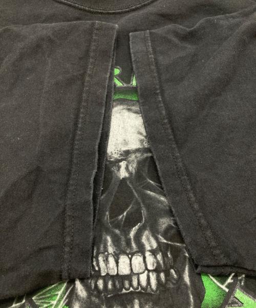 HARLEY-DAVIDSON（ハーレーダビッドソン）HARLEY-DAVIDSON (ハーレーダビッドソン) スカルプリントTシャツ ブラック サイズ:2XLの古着・服飾アイテム