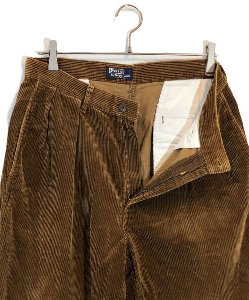 POLO RALPH LAUREN（ポロ・ラルフローレン）POLO RALPH LAUREN (ポロ・ラルフローレン) コーデュロイパンツ ブラウン サイズ:SIZE 76cm (W30)の古着・服飾アイテム