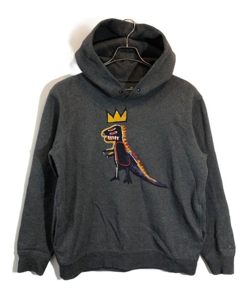 COACH（コーチ）COACH (コーチ) JEAN-MICHEL (ジャン・ミッシェル) Basquiat Hoodie グレー サイズ:下記参照の古着・服飾アイテム