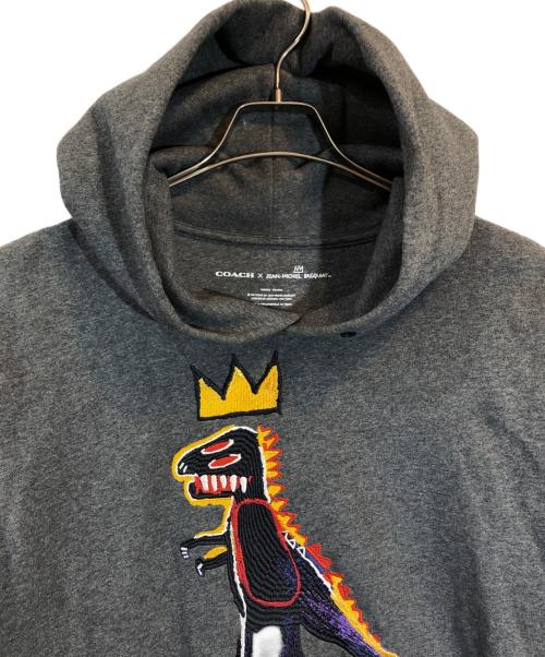 COACH（コーチ）COACH (コーチ) JEAN-MICHEL (ジャン・ミッシェル) Basquiat Hoodie グレー サイズ:下記参照の古着・服飾アイテム