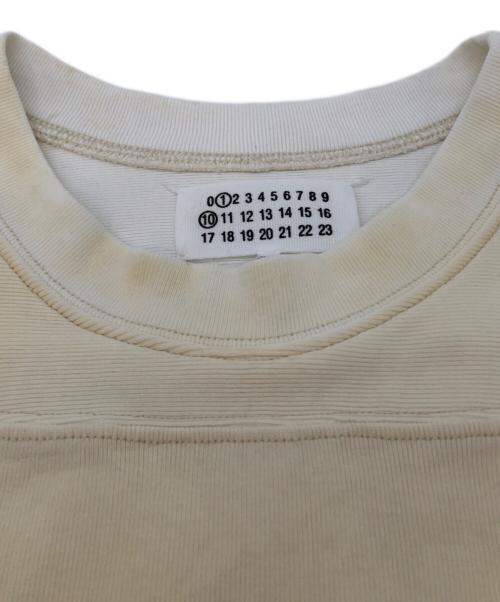 Maison Margiela（メゾンマルジェラ）Maison Margiela (メゾンマルジェラ) ガーメントダイナンバリングカットソー アイボリー サイズ:SIZE Sの古着・服飾アイテム