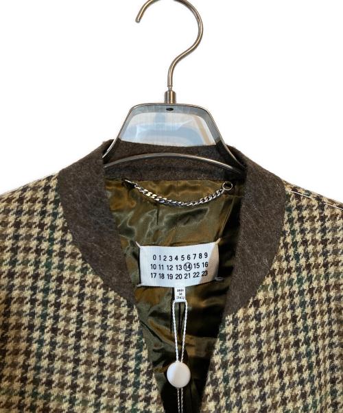 Maison Margiela（メゾンマルジェラ）Maison Margiela (メゾンマルジェラ) ウールノーカラージャャケット ブラウン サイズ:46の古着・服飾アイテム