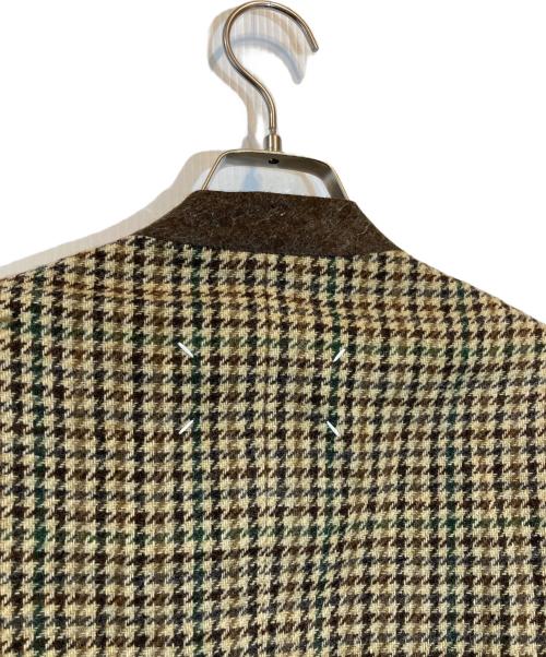 Maison Margiela（メゾンマルジェラ）Maison Margiela (メゾンマルジェラ) ウールノーカラージャャケット ブラウン サイズ:46の古着・服飾アイテム