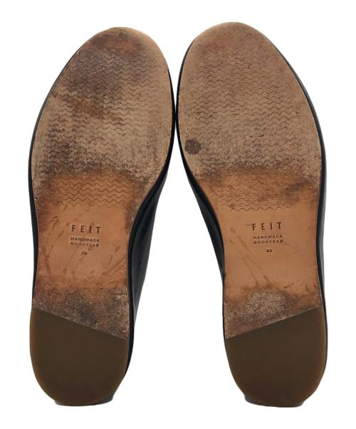 FEIT（フェイト（ファイト））FEIT (フェイト（ファイト）) レザーシューズ ブラック サイズ:SIZE 42の古着・服飾アイテム