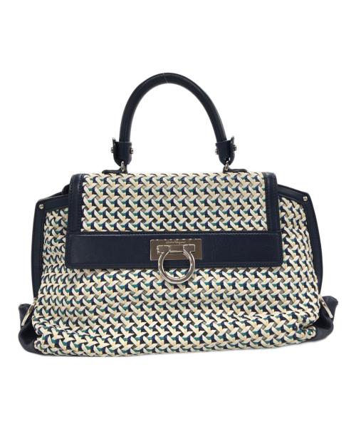 Salvatore Ferragamo（サルヴァトーレ フェラガモ）Salvatore Ferragamo (サルヴァトーレ フェラガモ) バッグ ホワイト サイズ:下記参照の古着・服飾アイテム