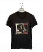 DOLCE & GABBANAドルチェ＆ガッバーナ）の古着「プリントTシャツ」｜ブラック