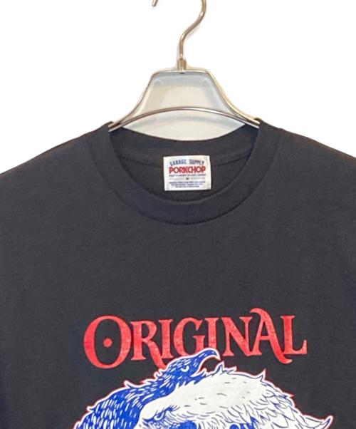PorkChop（ポークチョップ）PorkChop (ポークチョップ) Tシャツ ブラック サイズ:Mの古着・服飾アイテム