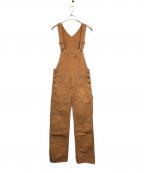 IRON HEARTアイアンハート）の古着「(806) ヘビーダック ダブルニーオーバーオール」｜ブラウン