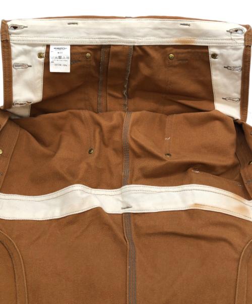 IRON HEART（アイアンハート）IRON HEART (アイアンハート) (806) ヘビーダック ダブルニーオーバーオール ブラウン サイズ:SIZE 76cm (W30)の古着・服飾アイテム