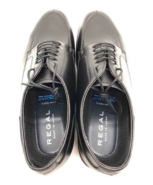 REGAL（リーガル）REGAL (リーガル) Uチップレザーシューズ ブラック サイズ:SIZE 24の古着・服飾アイテム