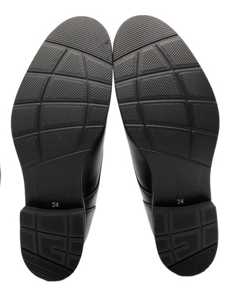 REGAL（リーガル）REGAL (リーガル) Uチップレザーシューズ ブラック サイズ:SIZE 24の古着・服飾アイテム