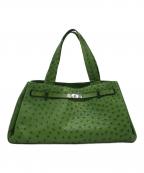 CELENCEEセレンシー）の古着「ハンドバッグ」｜グリーン