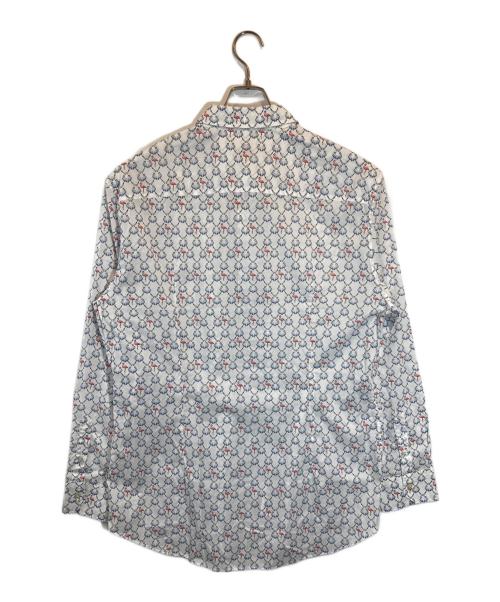 ETRO（エトロ）ETRO (エトロ) 総柄シャツ ホワイト サイズ:SIZE 47 未使用品の古着・服飾アイテム