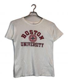 Champion（チャンピオン）の古着「プリントTシャツ」｜アイボリー