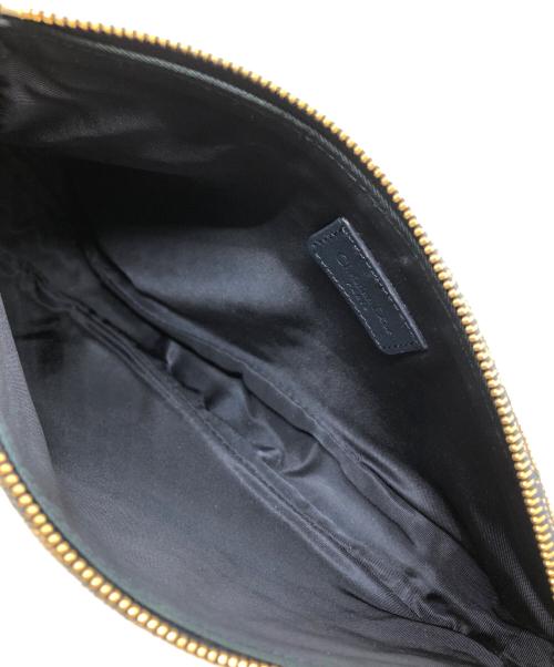Christian Dior（クリスチャン ディオール）Christian Dior (クリスチャン ディオール) Saddle Bag ベージュ×ネイビーの古着・服飾アイテム