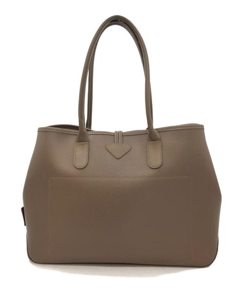 LONGCHAMP（ロンシャン）LONGCHAMP (ロンシャン) レザートートバッグ ブラウン サイズ:下記参照の古着・服飾アイテム